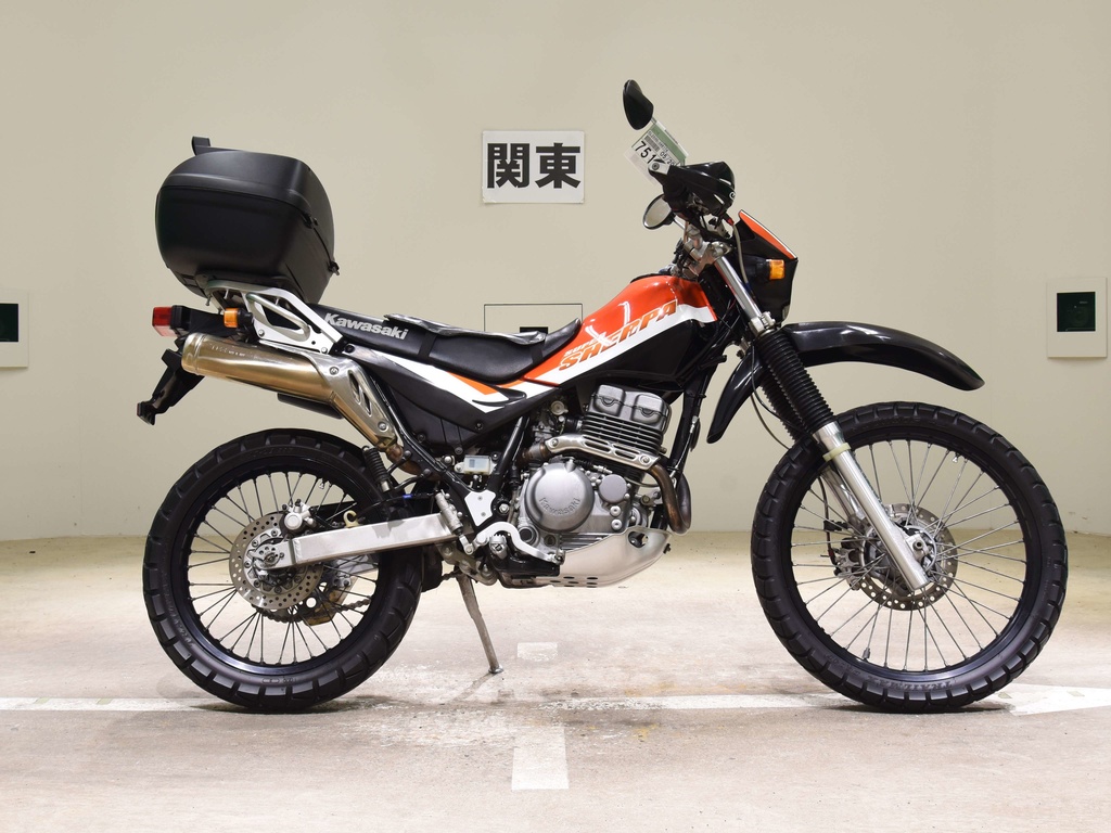 Мотоцикл kawasaki kl250-g7 super sherpa 2007 — разъясняем суть