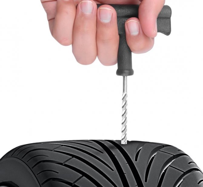 Саморез или жгутик. как починить прокол шины без обращения в сервис? | практические советы | авто