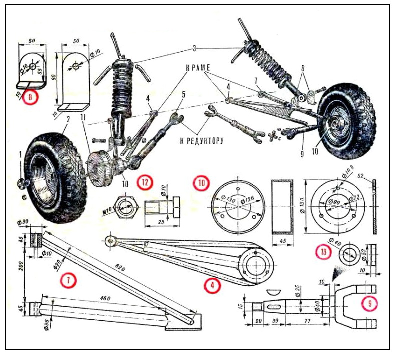 Квадроцикл своими руками: 6 вариантов сборки, подробная инструкция видео