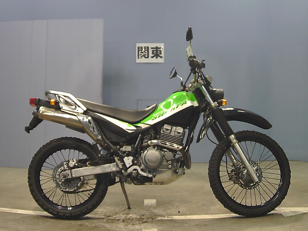 Тест-драйв мотоцикла kawasaki kl250 super sherpa.