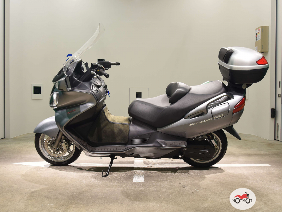Обзор стильного макси скутера Сузуки Бургман (Suzuki Skywave) 650