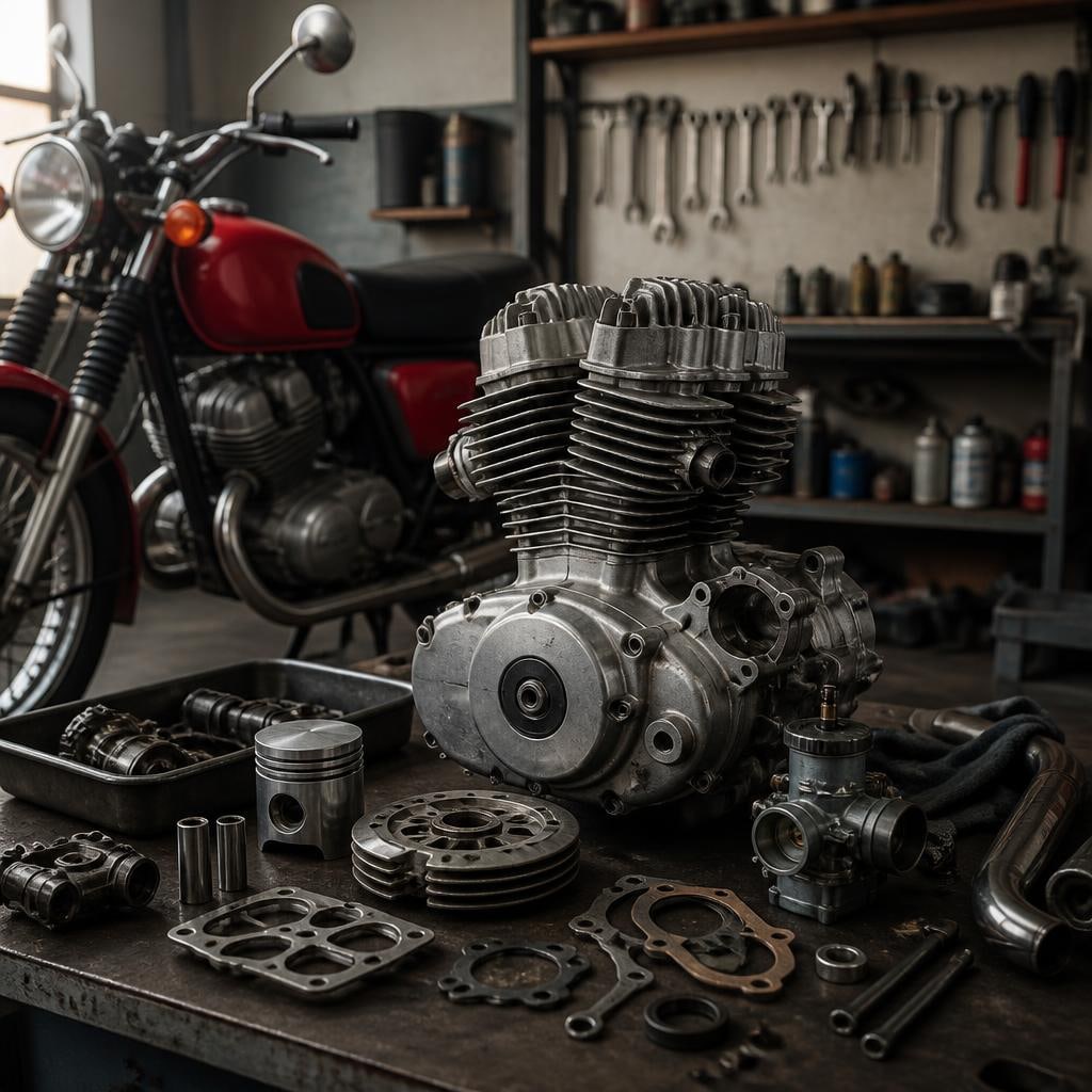 Замена цепи и звезд на мотоцикле Suzuki GSF 400 bandit