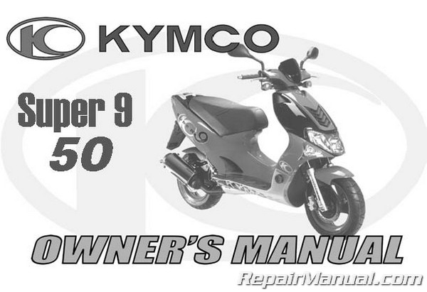Скутер Kymco Super 9 — техническая схема для ремонта