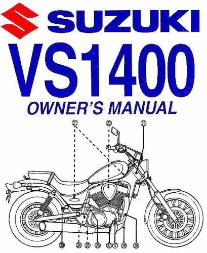 Мануалы и документация для Suzuki Intruder 1400 (VS1400, Boulevard S83)