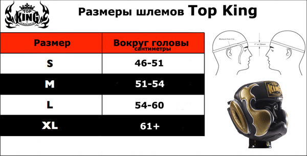 Размер хоккейного шлема таблица