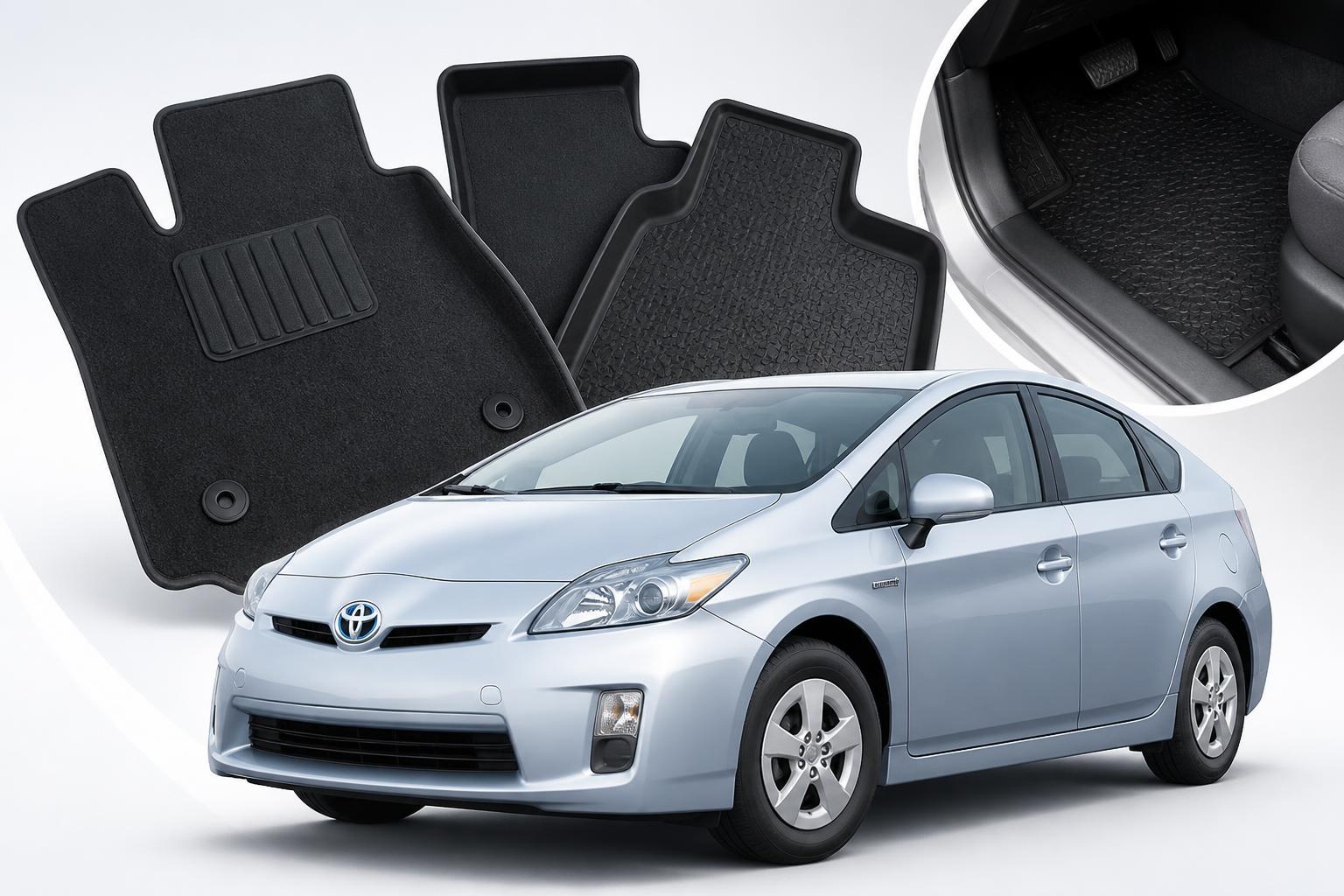 как подобрать автомобильные коврики для Toyota Prius 2003 - 2022 года выпуска