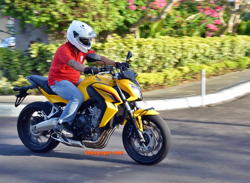 Тест-драйв мотоцикла Honda CB650F