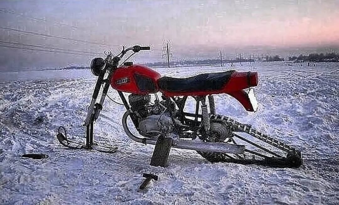 Как из скутера сделать снегоход