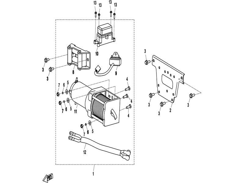 Инструкция по установке и эксплуатации автомобильной электрической лебедки фирмы «4х4»
