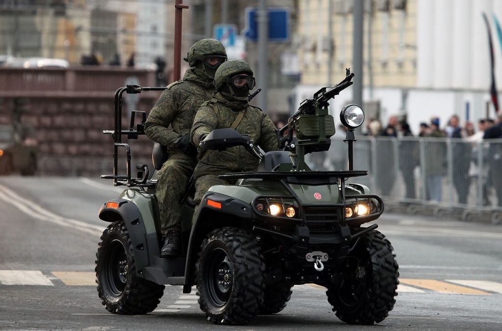 Военные квадроциклы российского производства: видео и фото