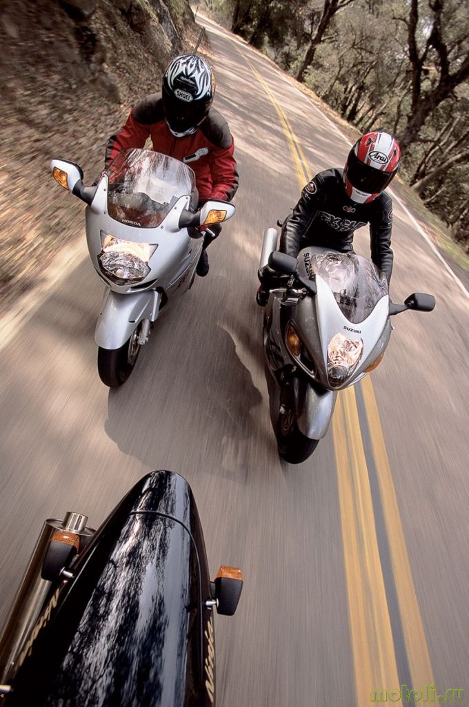 Сравнительный тест: Honda CBR1100XX против Kawasaki Ninja ZX-12R против Suzuki GSX1300R Hayabusa