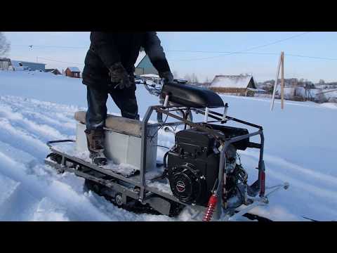 Самодельный снегоход из мотоблока своими руками: видео самоделки - байтрактор.рф