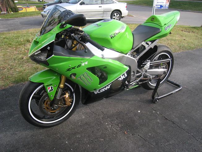 Мотоцикл kawasaki ninja zx6r