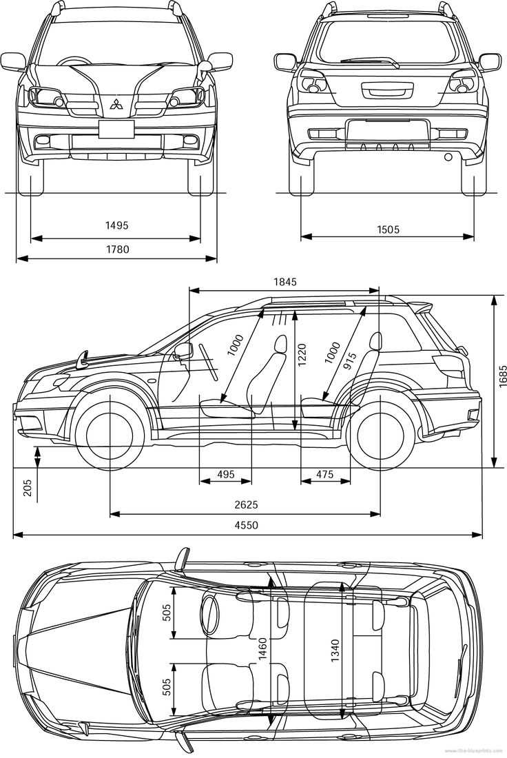 Mitsubishi Outlander XL – клиентская компоновка