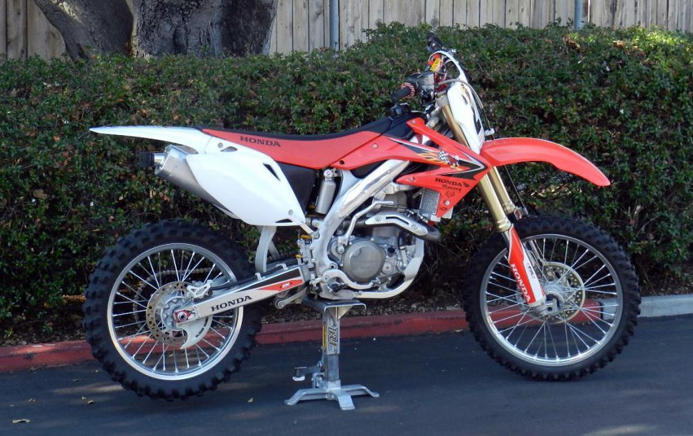 Информация по мотоциклу honda crf 450