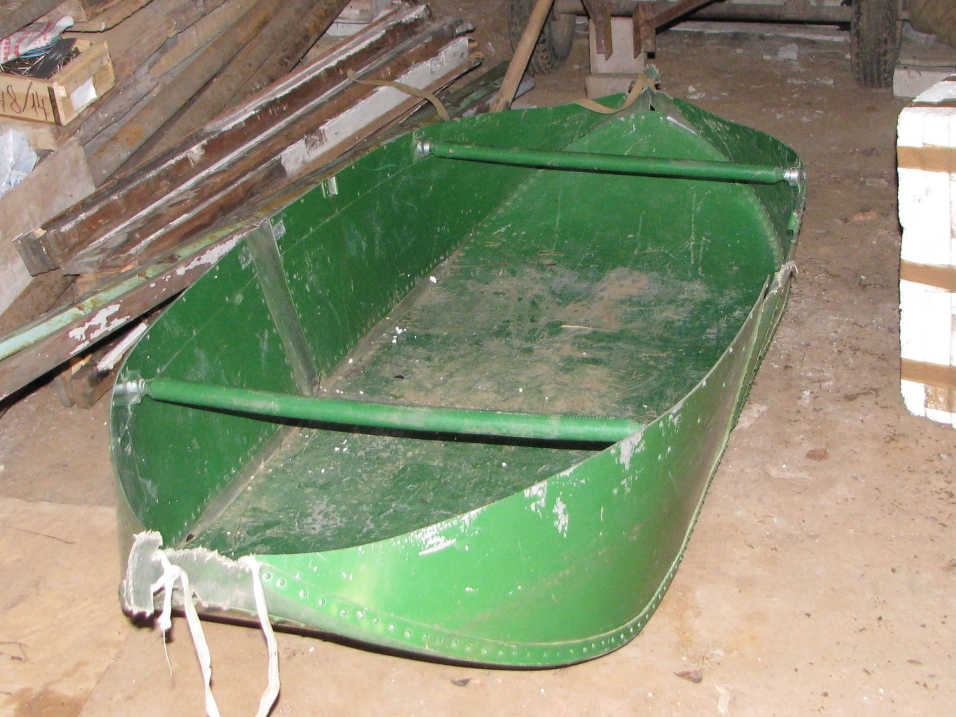 Самодельная складная лодка Плоскодонка