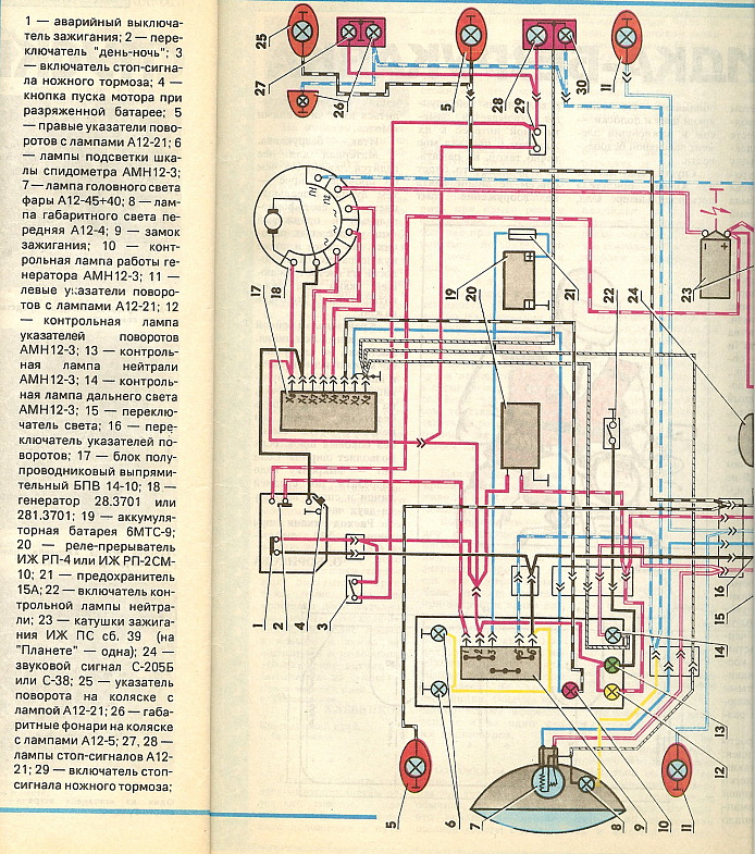 Проводка иж юпитер 4. Мотоцикл ИЖ Планета 4 схема электрооборудования. Схема электрооборудования ИЖ Планета 5 12 вольт. Электрооборудование ИЖ Планета 5 12 вольт схема электрооборудования. Схема подключения электрооборудования ИЖ Планета 5.