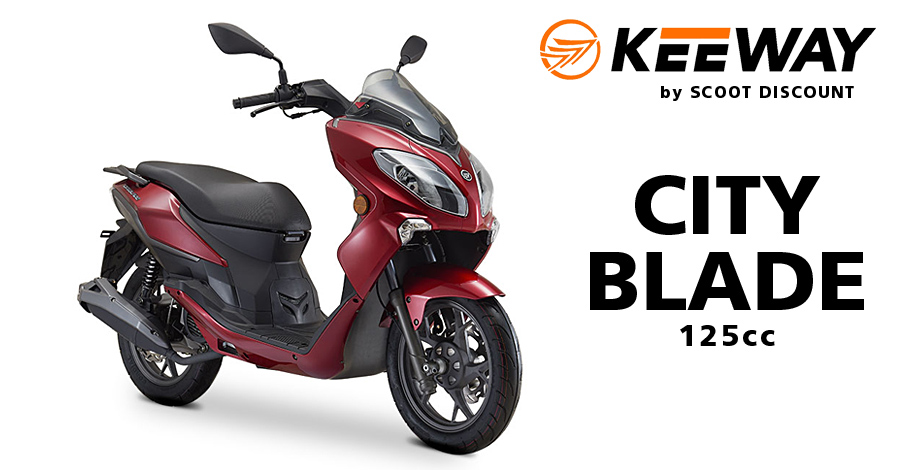 Новинка Keeway City Blade 125 – китайский скутер с японской внешностью