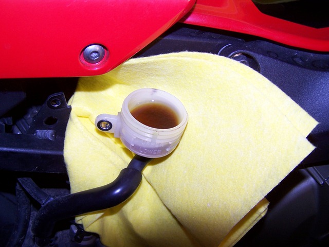 Как заменить охлаждающую жидкости на Honda CBR 600 F4i