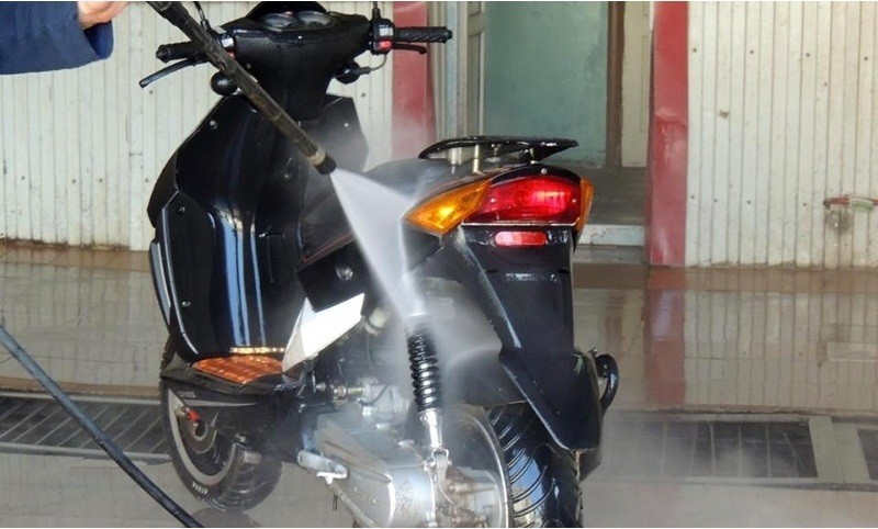 Как помыть мотоцикл