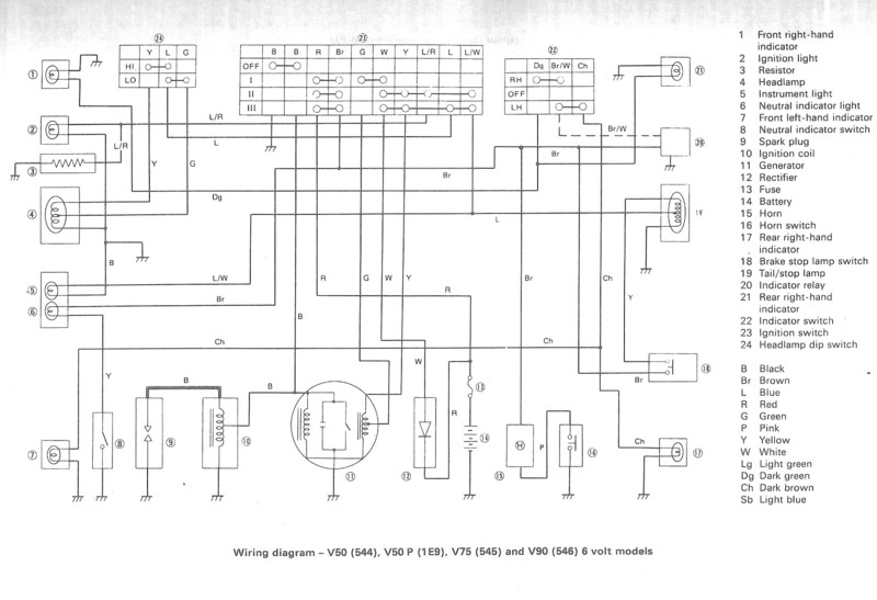 Схема электрооборудования скутера Daelim NS 125