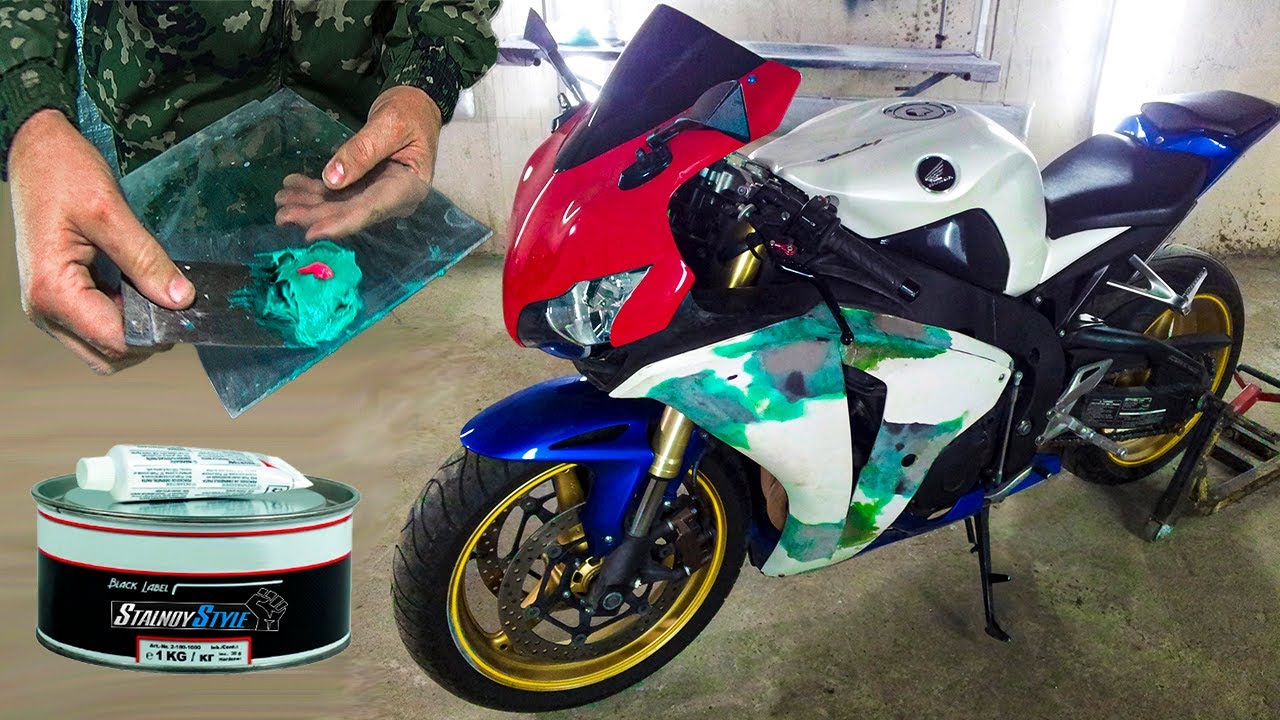 Покраска мотоцикла своими руками