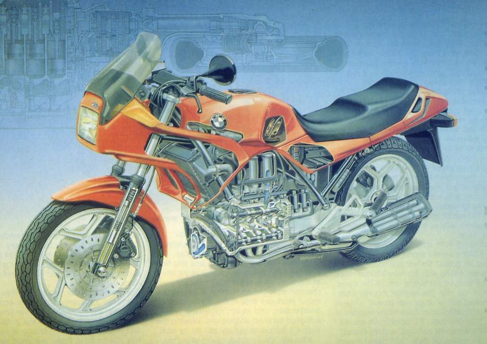 Мотоцикл bmw k75s 1991 для легенды футбола