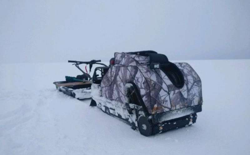 Мотобуксировщик snowdog b420 sport (реверс) — baltmotors