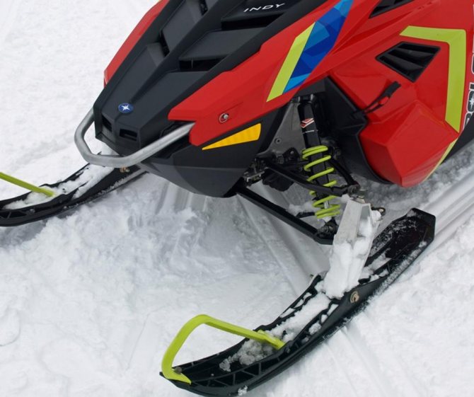 Лыжи самодельного снегохода - мотоснег