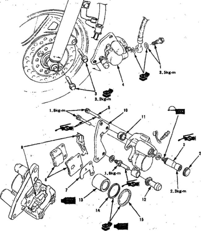 Тормозная система скутера