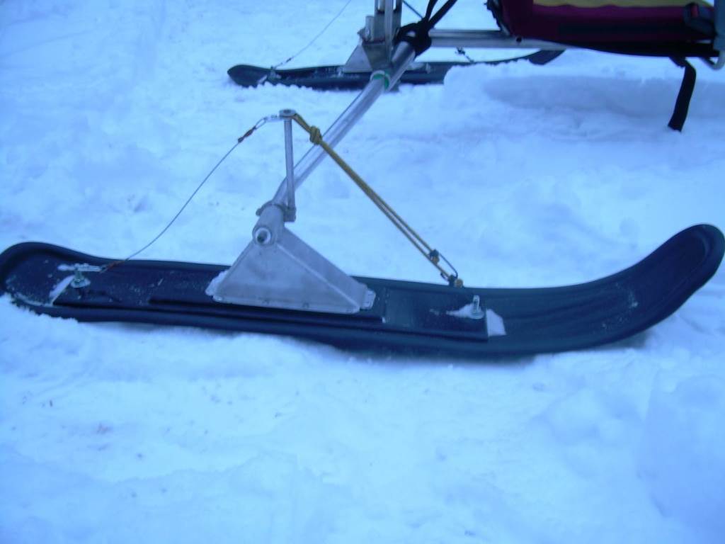Ремонт лыж снегоката