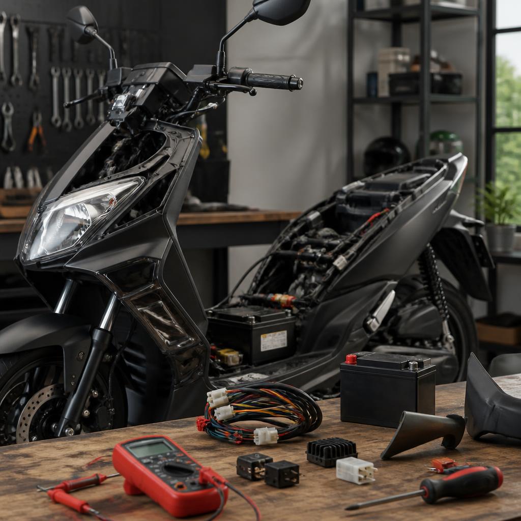 Suzuki Burgman AN650 — руководство по ремонту электрооборудования