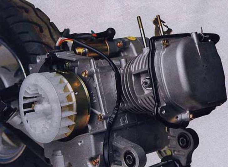 Четырехтактный двигатель скутера и мопеда — устройство и принцип работы
