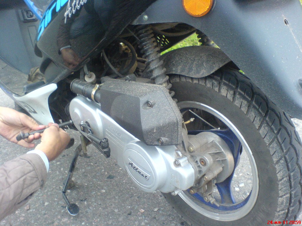 Упала мощность двигателя на скутере