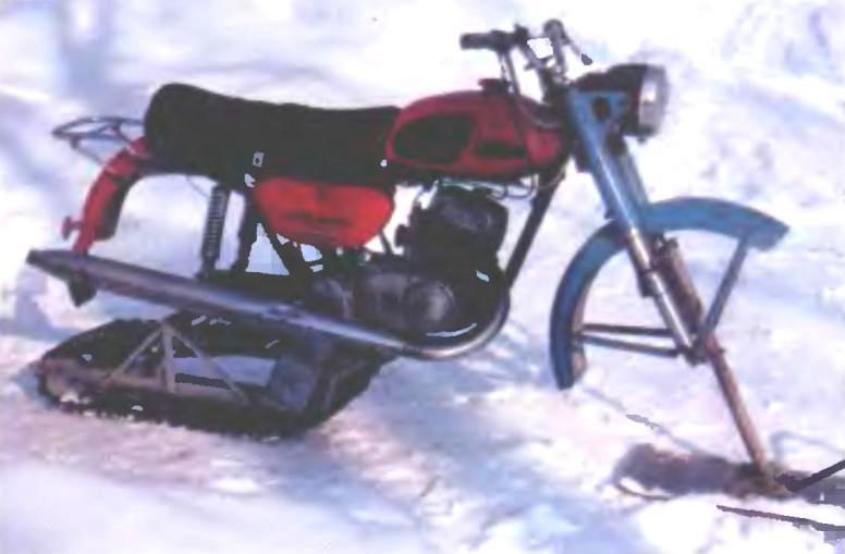 Снегоходы из мотоциклов