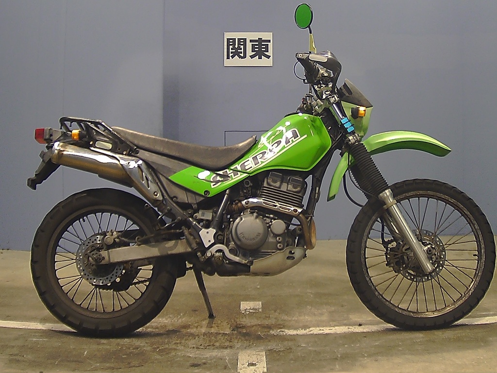 Тест-драйв мотоцикла kawasaki kl250 super sherpa.