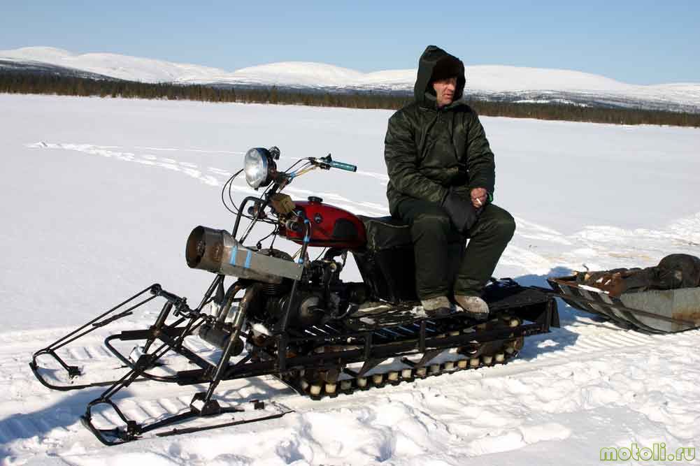 Делаем снегоход из мотоцикла своими руками | мотоблоки и сельхозтехника « newniva.ru