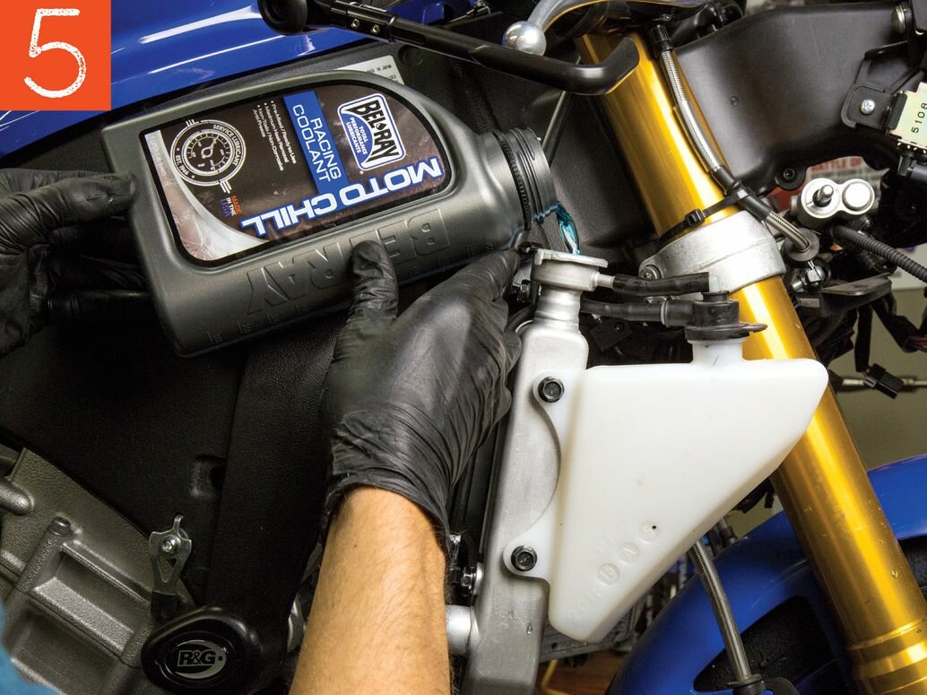 Диагностика и ремонт жидкостной системы охлаждения мотоцикла
