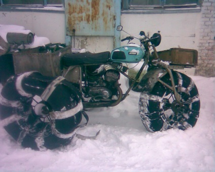 Снегоходы из мотоциклов