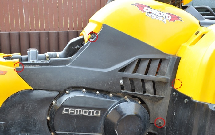 Cf moto 500 как снять генератор
