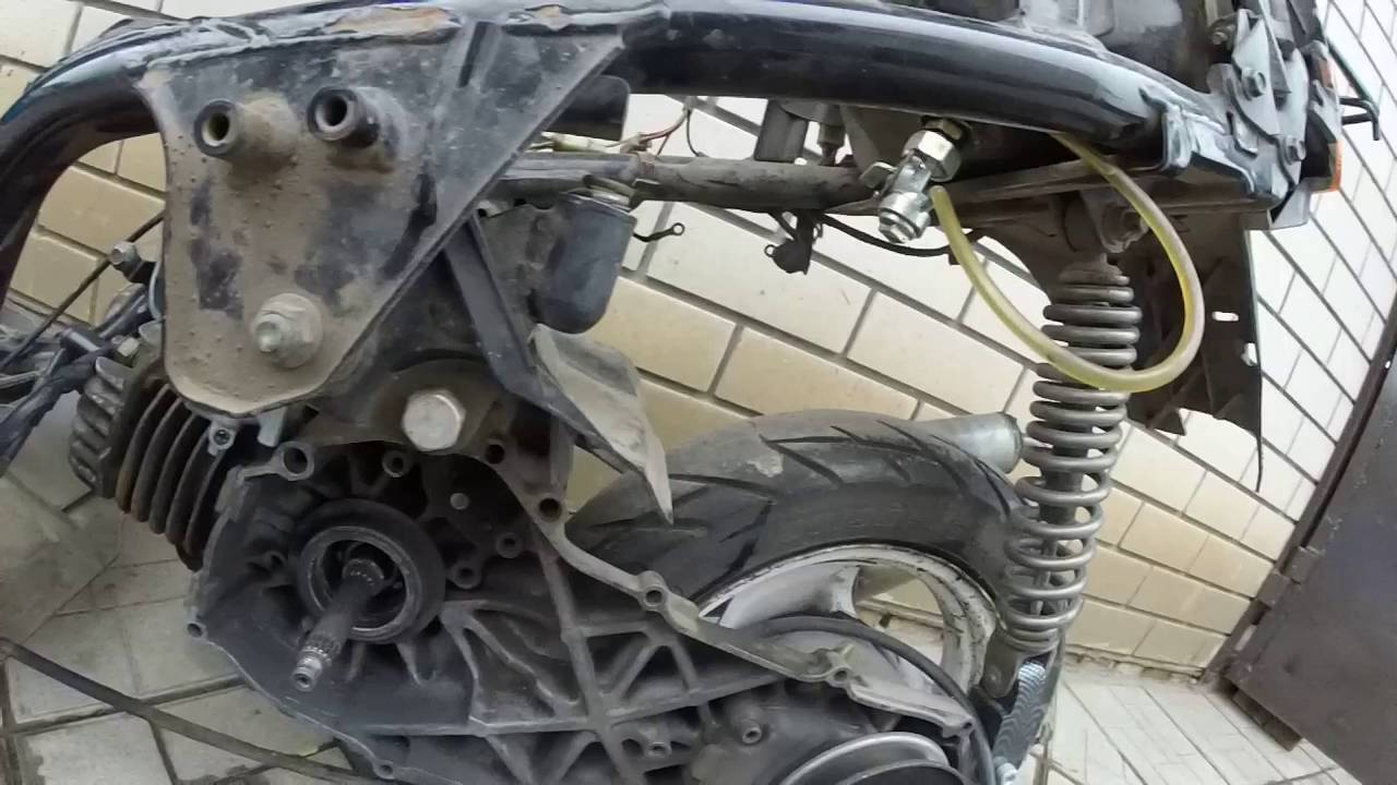 Упала мощность двигателя на скутере
