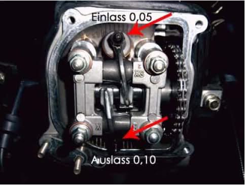 Как выставить зазор в клапанах в скутере