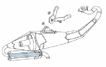 Выпускная система скутера – особенности конструкции и принцип работы