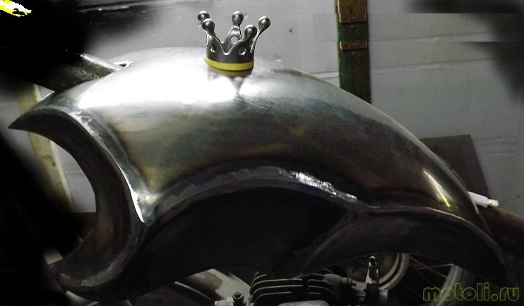Изготовление бензобака мотоцикла с нуля с вогнутым дном