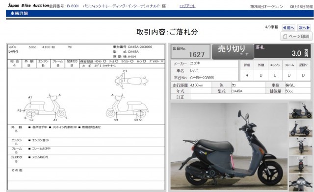Маркировка скутеров Suzuki — таблица вин кодов Сузуки