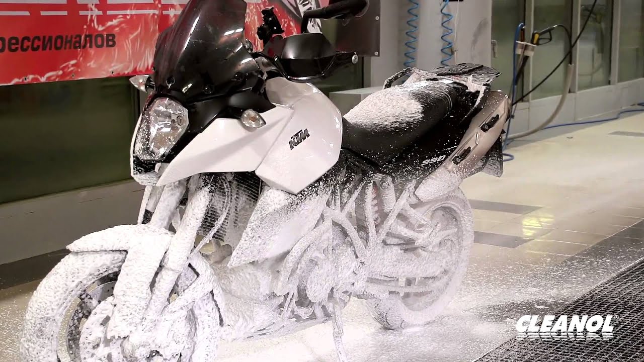 Как мыть мотоцикл правильно?