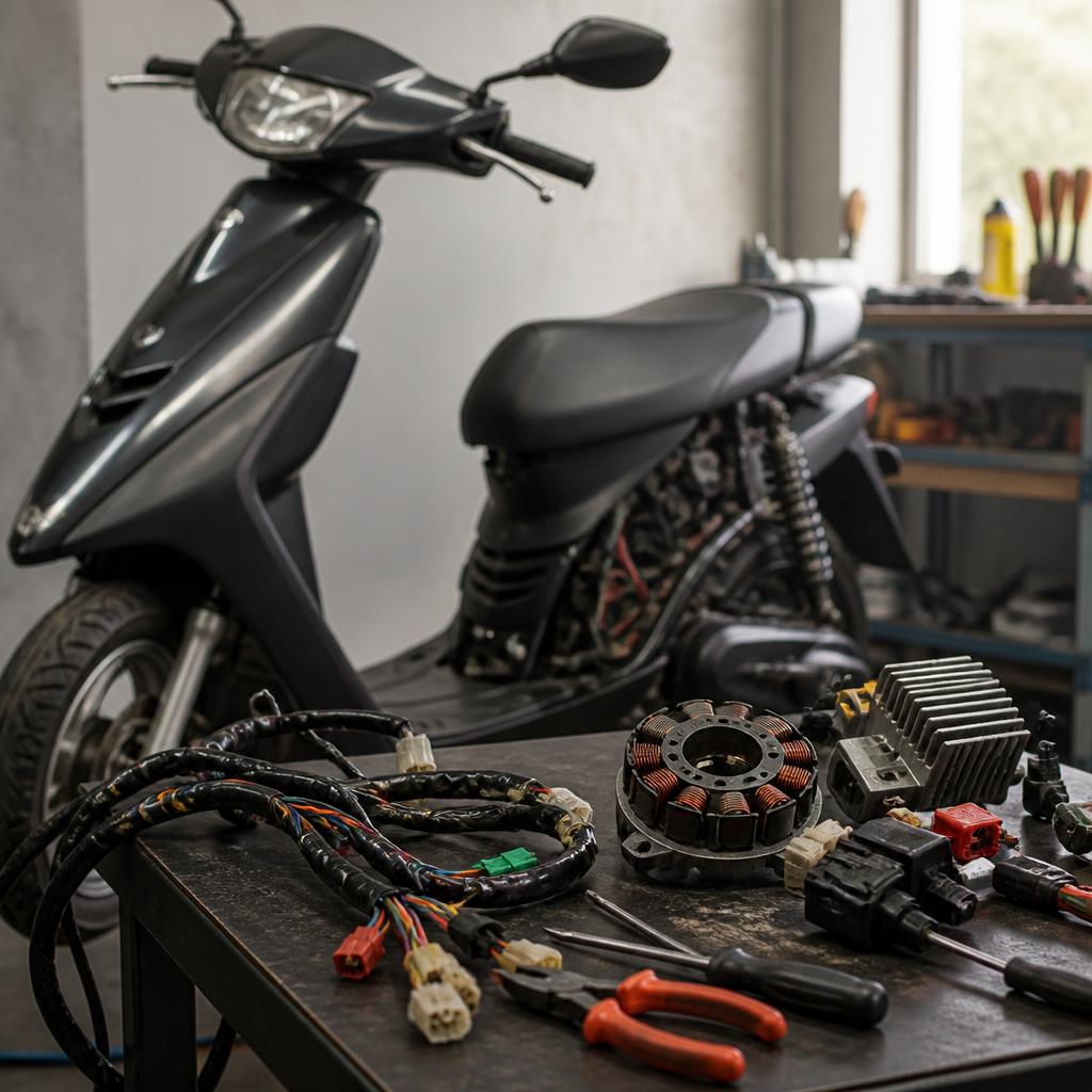 Suzuki Address — руководство по обслуживанию и ремонту электрооборудования