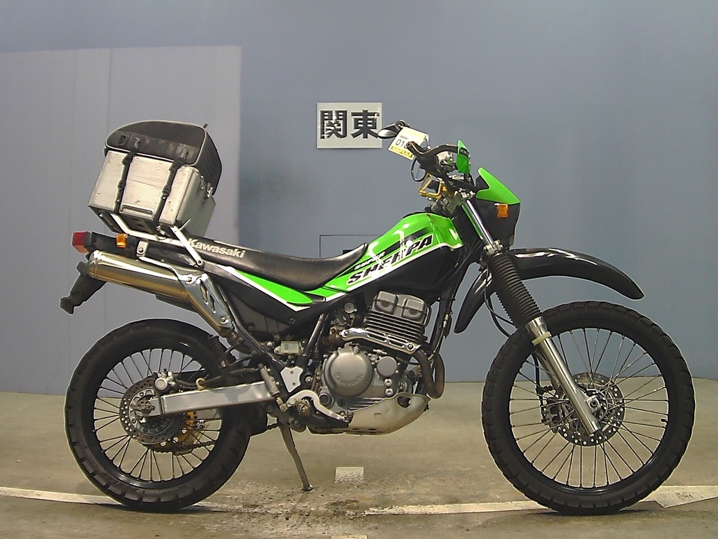 Kawasaki kl250 super sherpa — байк для бездорожья, хотя и не особо шустрый