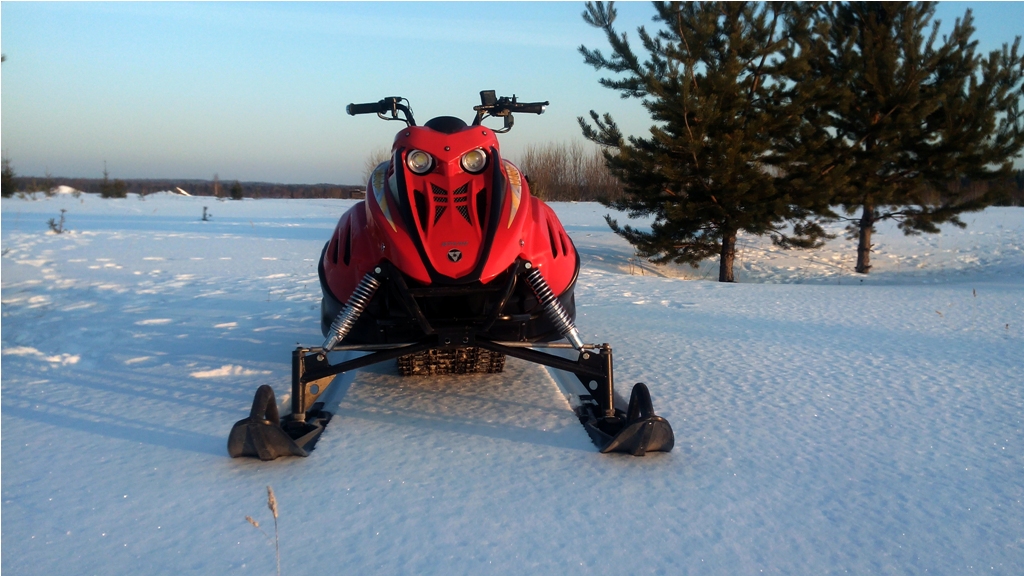 Снегоход Каюр — бюджетный снежный скутер