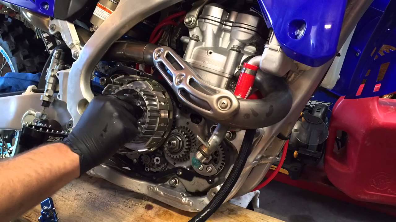 Ремонт корзины сцепления на примере мотоцикла Yamaha YZ250F
